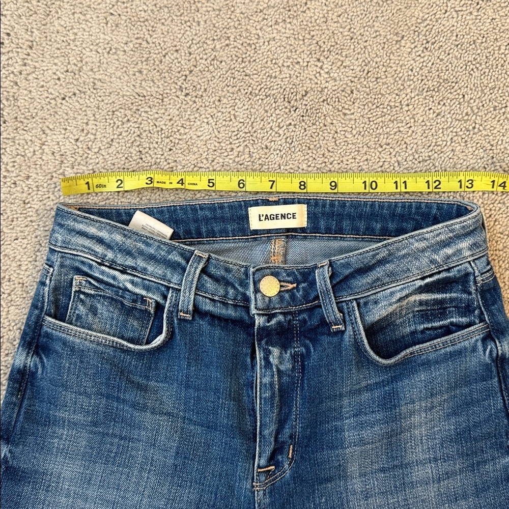 L’AGENCE Scottie Wide-Leg Jeans | Size 25 | Hayward Wash - Picture 6 of 13